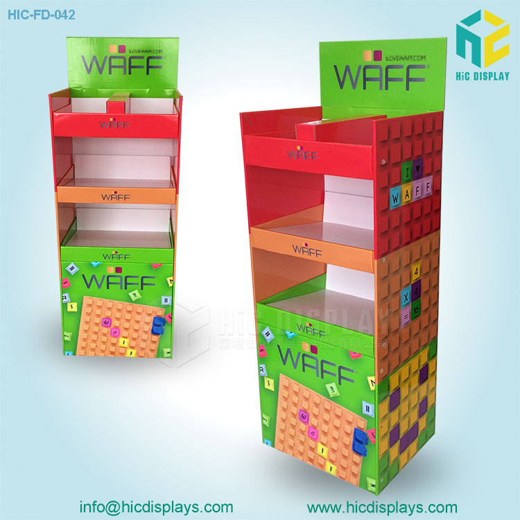 书本落地式纸展示架