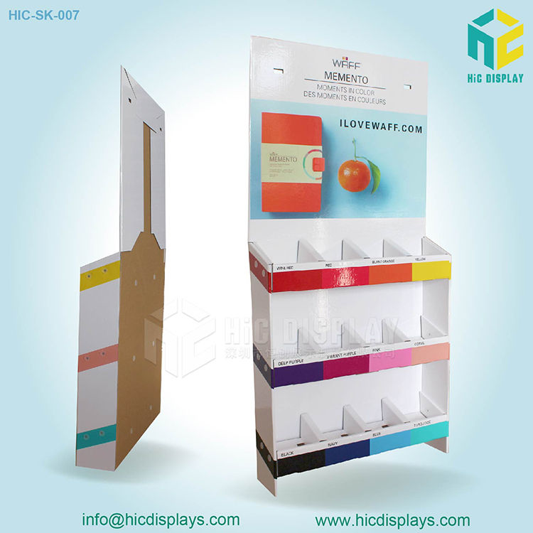 书本挂墙式纸展示架