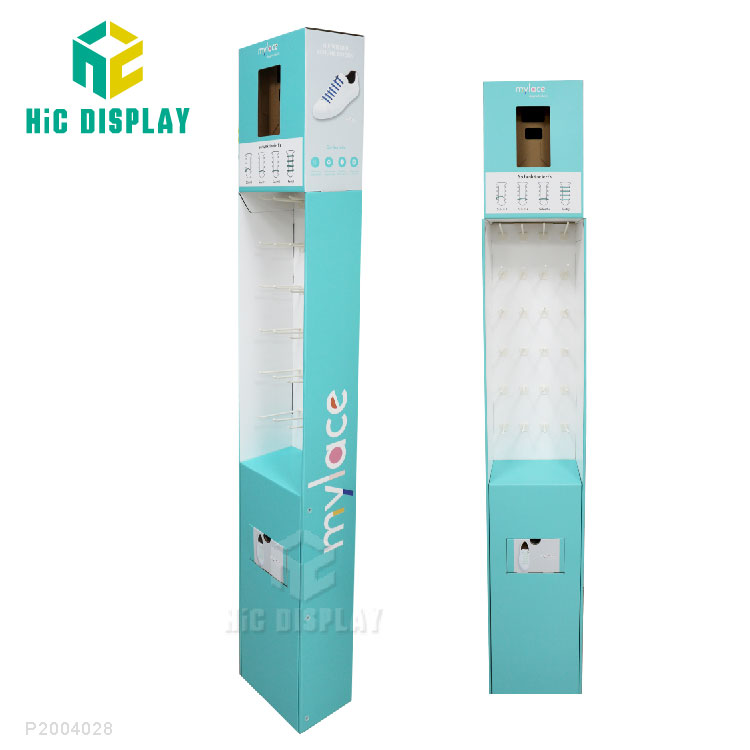 鞋带挂钩式纸展示架1